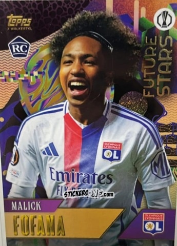 Sticker Malick Fofana - Gold UEFA Club Competitions 2024-2025
 n. 74 - Topps