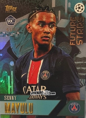 Sticker Senny Mayulu - Gold UEFA Club Competitions 2024-2025
 n. 81 - Topps