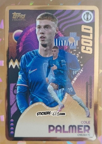 Sticker Cole Palmer - Gold UEFA Club Competitions 2024-2025
 n. 93 - Topps