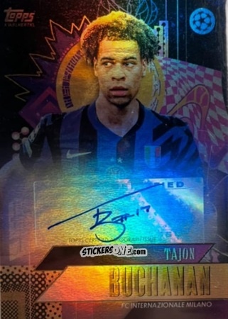 Sticker Tajon Buchanan - Gold UEFA Club Competitions 2024-2025
 n. A48 - Topps