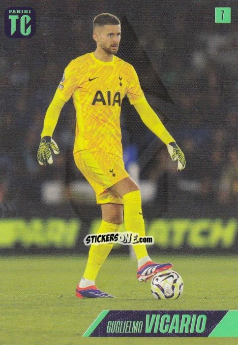 Sticker Guglielmo Vicario - Premier League Top Class 2025
 n. 7 - Panini