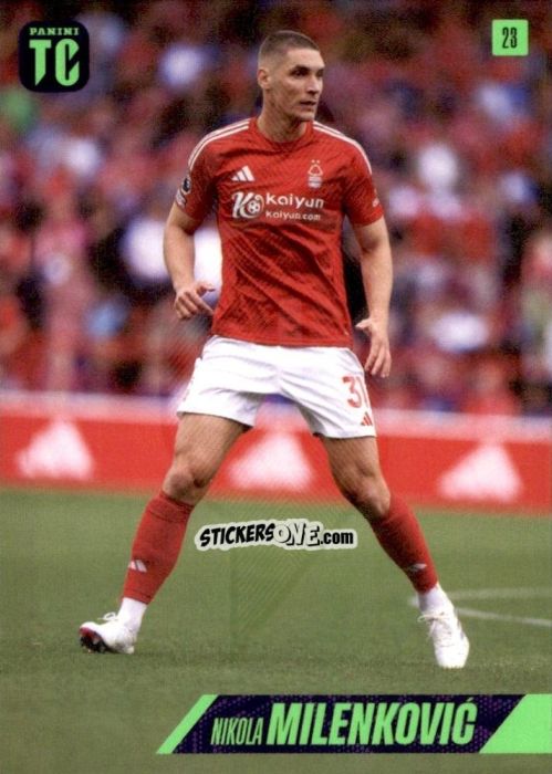 Sticker Nikola Milenković - Premier League Top Class 2025
 n. 23 - Panini