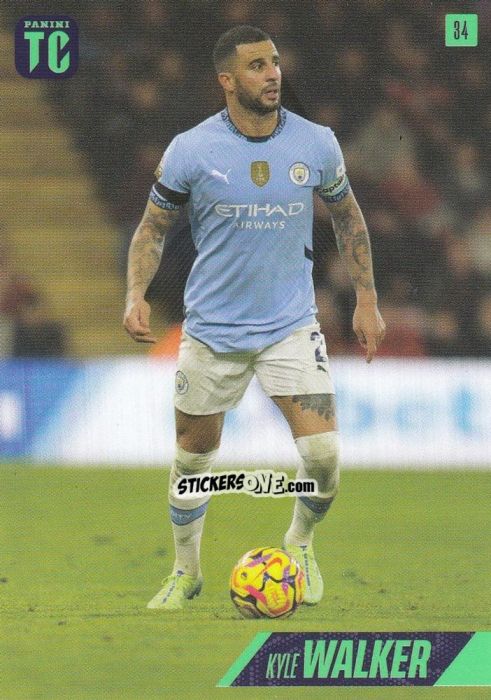 Sticker Kyle Walker - Premier League Top Class 2025
 n. 34 - Panini
