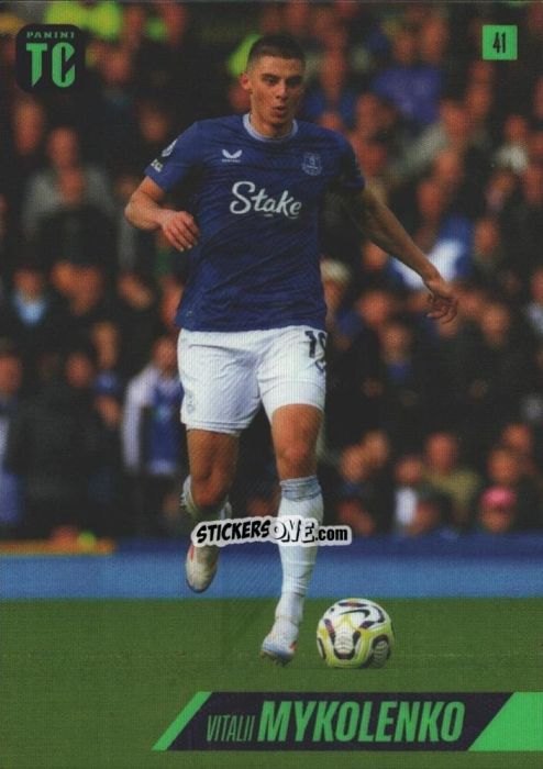 Figurina Vitaliy Mykolenko - Premier League Top Class 2025
 n. 41 - Panini