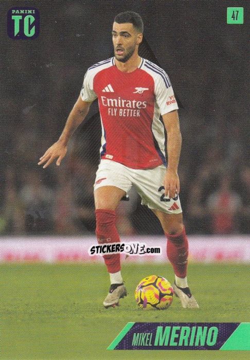 Sticker Mikel Merino - Premier League Top Class 2025
 n. 47 - Panini