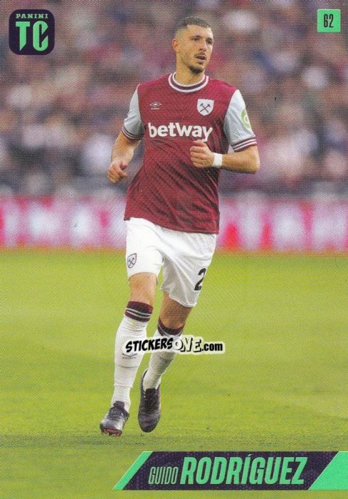 Sticker Guido Rodríguez - Premier League Top Class 2025
 n. 62 - Panini