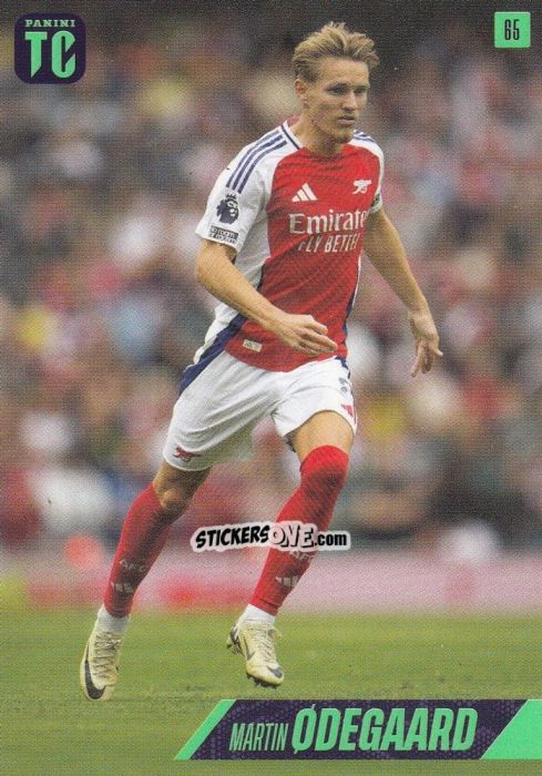 Sticker Martin Ødegaard - Premier League Top Class 2025
 n. 65 - Panini