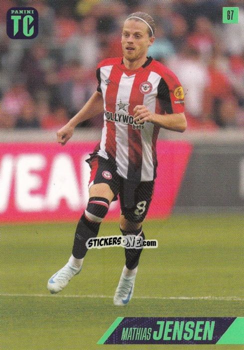 Sticker Mathias Jensen - Premier League Top Class 2025
 n. 67 - Panini