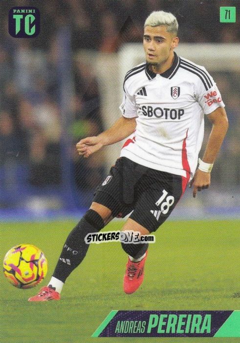 Sticker Andreas Pereira - Premier League Top Class 2025
 n. 71 - Panini