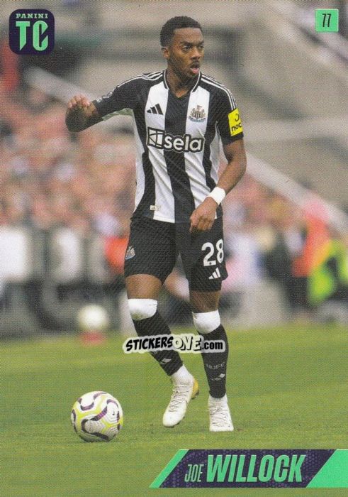 Figurina Joe Willock - Premier League Top Class 2025
 n. 77 - Panini