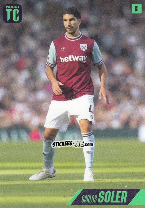 Sticker Carlos Soler - Premier League Top Class 2025
 n. 81 - Panini