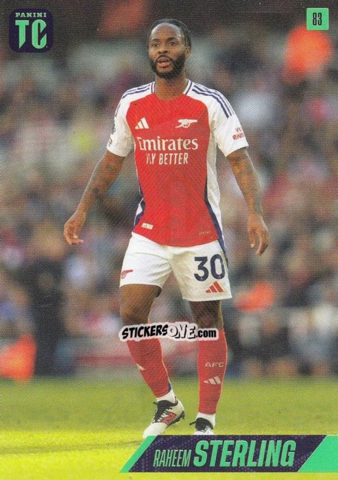 Sticker Raheem Sterling - Premier League Top Class 2025
 n. 83 - Panini