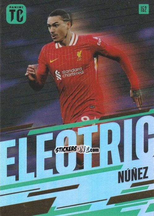 Figurina Darwin Núñez - Premier League Top Class 2025
 n. 152 - Panini
