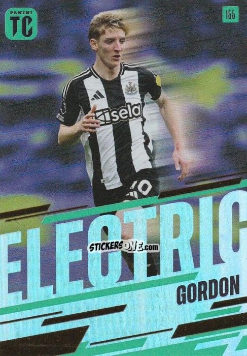 Sticker Anthony Gordon - Premier League Top Class 2025
 n. 155 - Panini