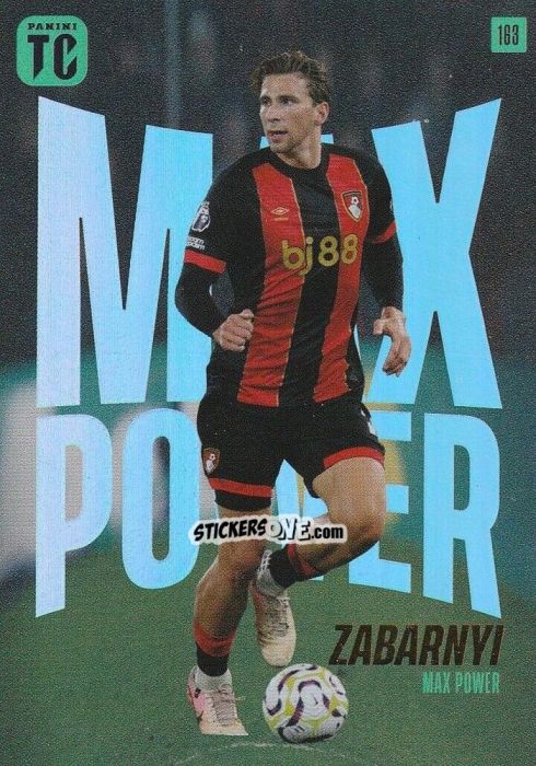 Cromo Ilya Zabarnyi - Premier League Top Class 2025
 n. 163 - Panini