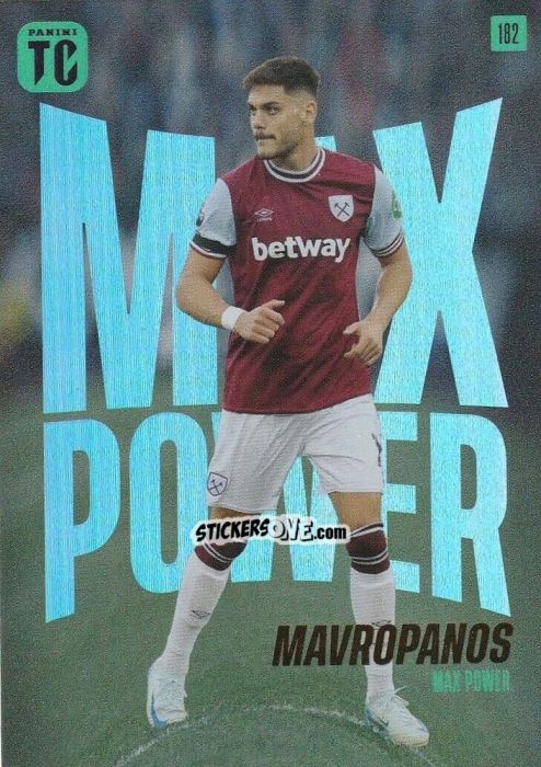 Sticker Konstantinos Mavropanos - Premier League Top Class 2025
 n. 182 - Panini