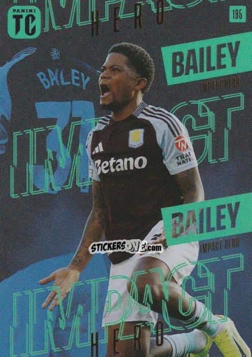 Figurina Leon Bailey - Premier League Top Class 2025
 n. 195 - Panini