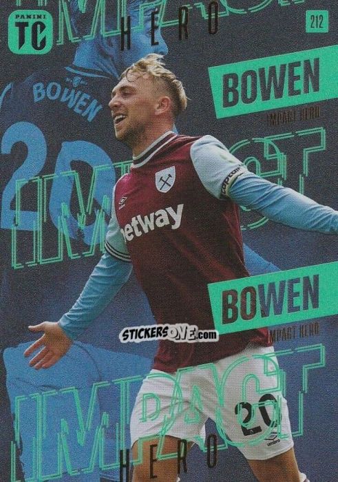 Sticker Jarrod Bowen - Premier League Top Class 2025
 n. 212 - Panini