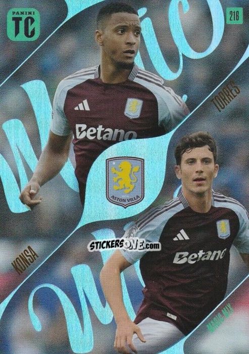 Sticker Ezri Konsa / Pau Torres - Premier League Top Class 2025
 n. 216 - Panini
