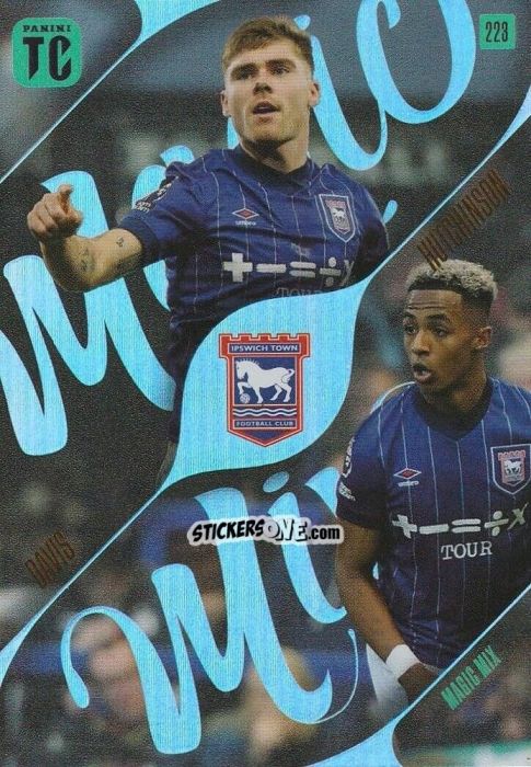 Sticker Leif Davis / Omari Hutchinson - Premier League Top Class 2025
 n. 223 - Panini