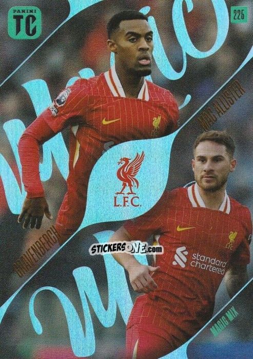 Sticker Ryan Gravenberch / Alexis Mac Allister - Premier League Top Class 2025
 n. 225 - Panini