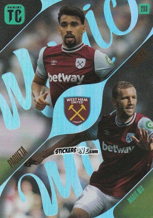 Sticker Lucas Paquetá / Tomáš Souček - Premier League Top Class 2025
 n. 233 - Panini