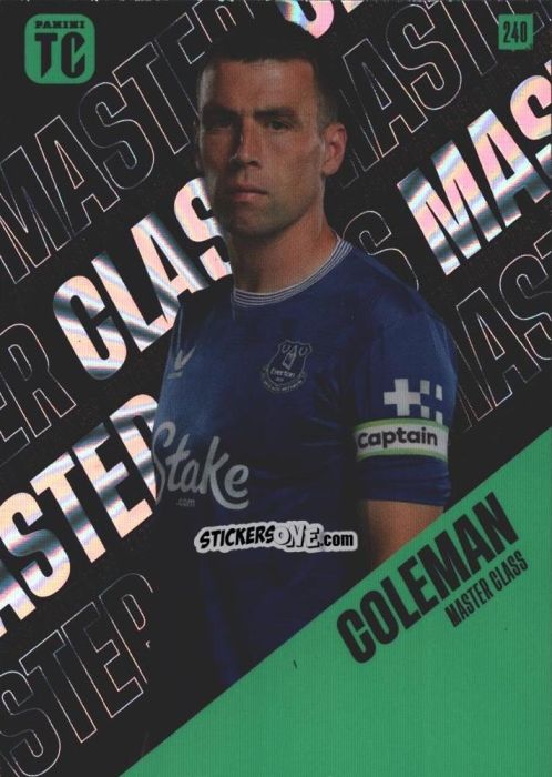 Cromo Séamus Coleman - Premier League Top Class 2025
 n. 240 - Panini