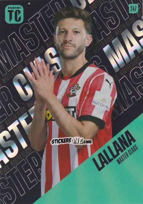 Figurina Adam Lallana - Premier League Top Class 2025
 n. 247 - Panini