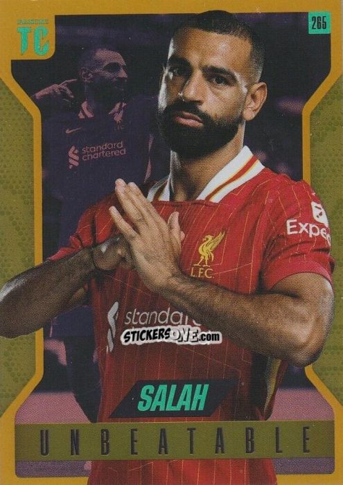 Figurina Mohamed Salah - Premier League Top Class 2025
 n. 265G - Panini