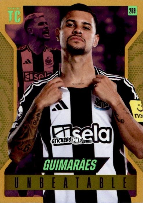 Figurina Bruno Guimarães - Premier League Top Class 2025
 n. 269g - Panini