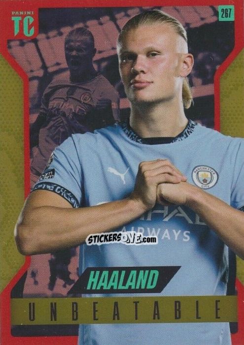 Figurina Erling Haaland - Premier League Top Class 2025
 n. 267r - Panini