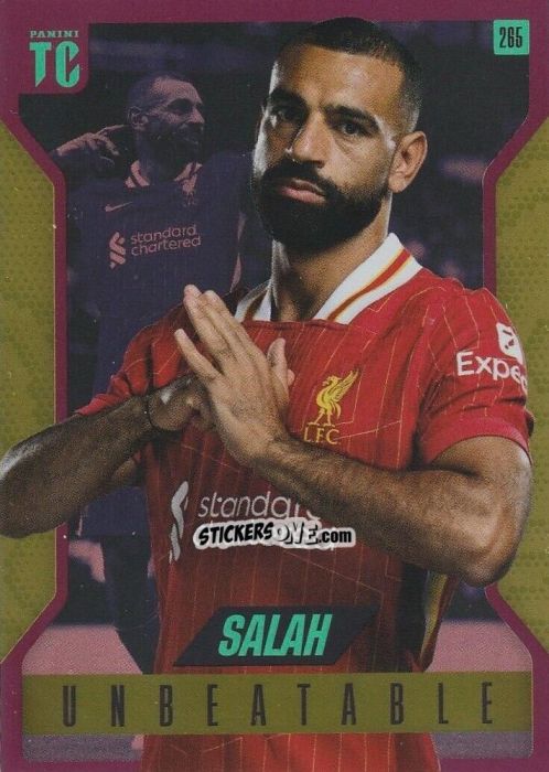 Figurina Mohamed Salah - Premier League Top Class 2025
 n. 265p - Panini
