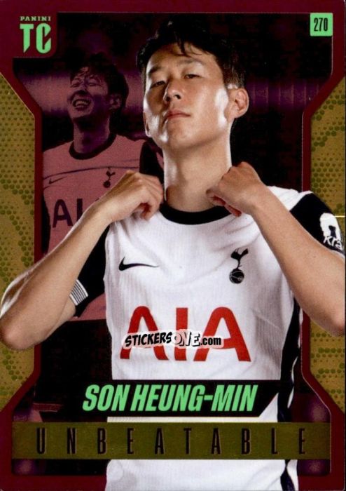 Figurina Son Heung-Min - Premier League Top Class 2025
 n. 270p - Panini