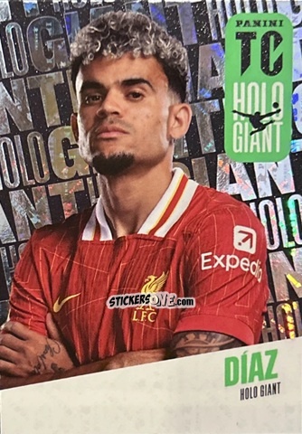 Sticker Luis Díaz - Premier League Top Class 2025
 n. HG17 - Panini