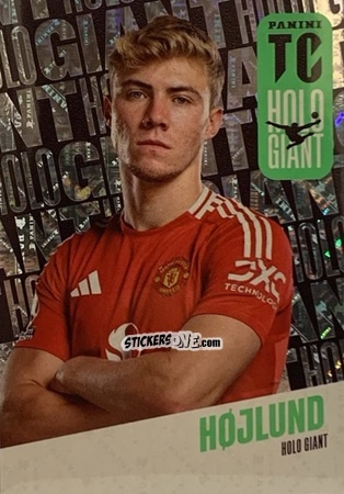 Sticker Rasmus Højlund - Premier League Top Class 2025
 n. HG22 - Panini