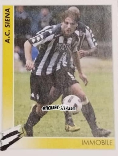 Sticker Ciro Immobile - A.C. Siena Robur 1904 2010-2011 n. 104 - Footprint