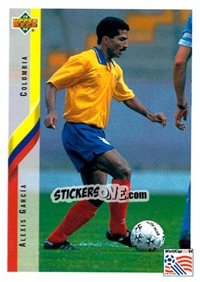 Sticker Alexis García - World Cup USA 1994. Contenders English/Spanish n. 52 - Upper Deck