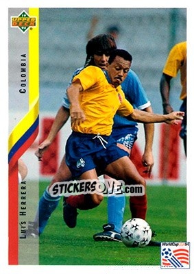 Sticker Luis Herrera - World Cup USA 1994. Contenders English/Spanish n. 64 - Upper Deck