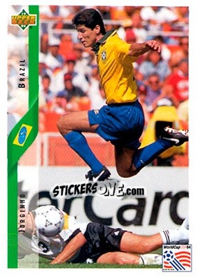 Sticker Jorginho - World Cup USA 1994. Contenders English/Spanish - Upper Deck