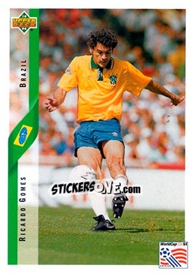 Sticker Ricardo Gomes - World Cup USA 1994. Contenders English/Spanish - Upper Deck