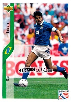 Cromo Rai - World Cup USA 1994. Contenders English/Spanish - Upper Deck