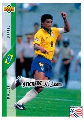 Cromo Muller - World Cup USA 1994. Contenders English/Spanish - Upper Deck