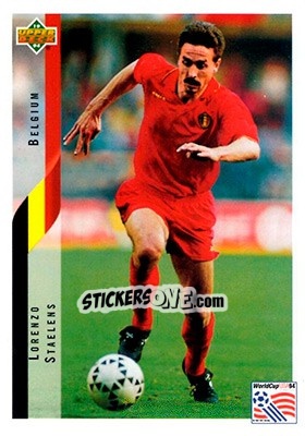Cromo Lorenzo Staelens - World Cup USA 1994. Contenders English/Spanish - Upper Deck