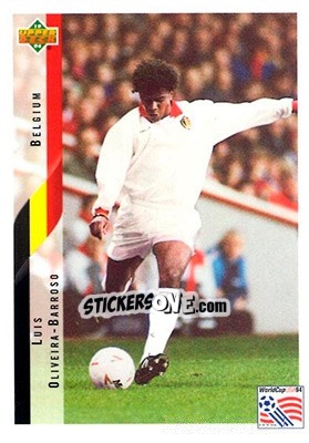 Sticker Luis Oliveira-Barroso - World Cup USA 1994. Contenders English/Spanish n. 114 - Upper Deck
