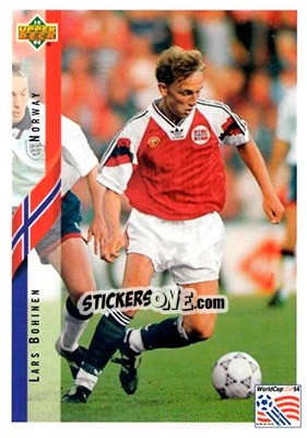 Sticker Lars Bohinen - World Cup USA 1994. Contenders English/Spanish n. 121 - Upper Deck