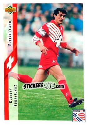 Sticker Kubilay Turkyilmaz - World Cup USA 1994. Contenders English/Spanish n. 135 - Upper Deck