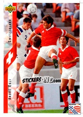Sticker André Egil - World Cup USA 1994. Contenders English/Spanish n. 136 - Upper Deck