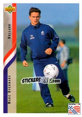 Sticker Marc Overmaars - World Cup USA 1994. Contenders English/Spanish n. 173 - Upper Deck