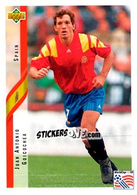 Figurina Juan Antonio Goicochea - World Cup USA 1994. Contenders English/Spanish - Upper Deck