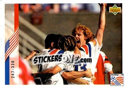Sticker Checklist 247-330 - World Cup USA 1994. Contenders English/Spanish n. 280 - Upper Deck